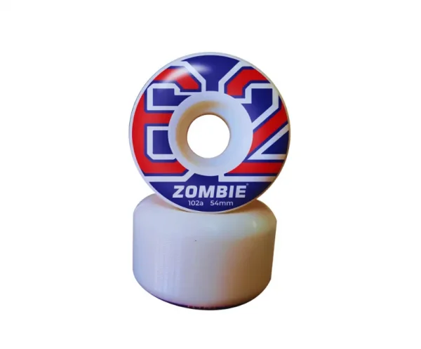Roda Zombie 54mm 102a: Rodas de skate de alta performance e durabilidade. Ideal para manobras técnicas e alta velocidade.